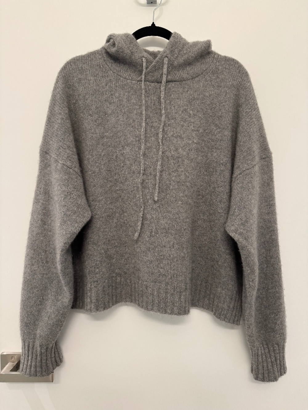 The Group by Babaton 100% Cashmere Gray Hoodie